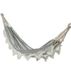 Hamac Suspendu Cruz Tissu Vert / Coton - 200 X 100 Cm - Bloomingville