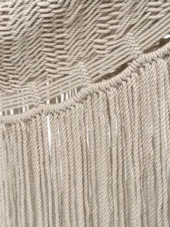 Hamac Suspendu Path Tissu Beige Tissu Beige / Bouteilles Plastique Recyclees - Ferm Living