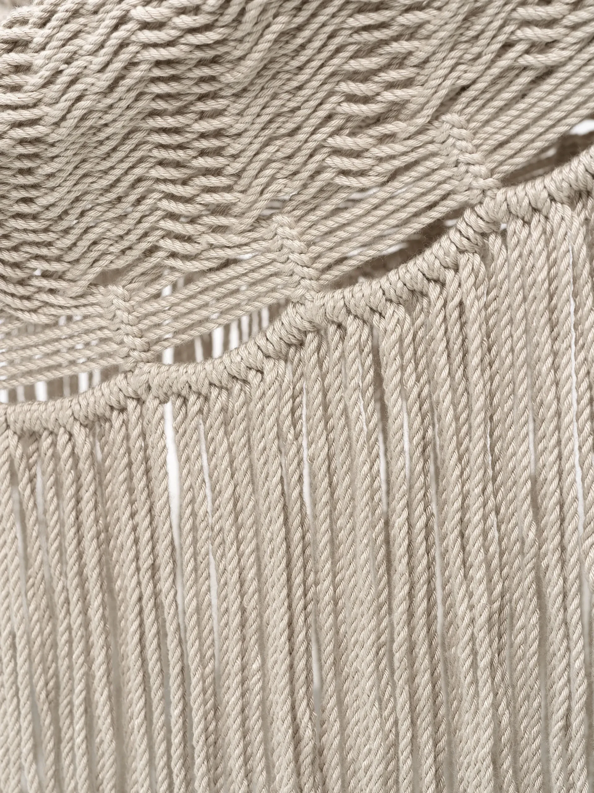 Hamac Suspendu Path Tissu Beige Tissu Beige / Bouteilles Plastique Recyclees - Ferm Living