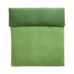 Housse De Couette 240 X 220 Cm Duo Tissu Vert / Coton Oeko-Tex - Hay