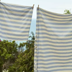 Housse De Couette 240 X 220 Cm Ete Tissu Bleu / Coton Oeko-Tex - Hay