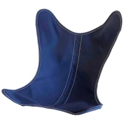 Housse Tissu Bleu Coton Outdoor / Pour Fauteuil Aa Butterfly - Aa-New Design