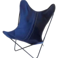 Housse  Tissu Bleu Coton Outdoor / Pour Fauteuil Aa Butterfly - Aa-New Design