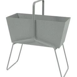 Jardiniere Basket Metal Gris Haute / L 70 X H 84 Cm - Fermob