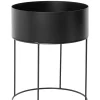 Jardiniere Plant Box Round Metal/ O 40 X H 50 Cm - Ferm Living