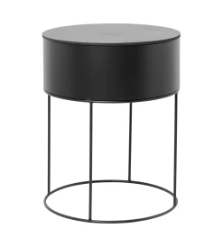 Jardiniere Plant Box Round Metal/ O 40 X H 50 Cm - Ferm Living