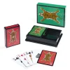 Jeu De Cartes Tiger Lacquer Bois / 2 Jeux De Cartes Dans Coffret Bois Laque - Jonathan Adler