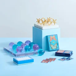 Jeu De Morpion Tic-Tac-Toe Plastique/ Acrylique - 30,5 X 30,5 Cm - Jonathan Adler
