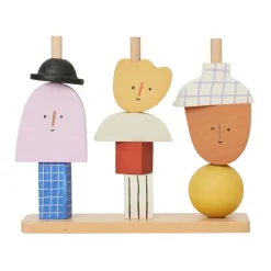 Jouet A Empiler Character Bois/ Bois Fsc - L 17 X H 20,6 Cm - Ferm Living