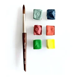 Kit Se Lancer Dans L'Aquarelle Fibre Vegetale- La Nouvelle Vague Couleurs
