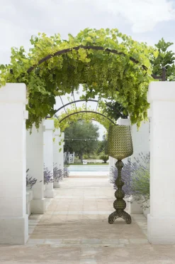 Lampadaire D'extérieur Kabuki Outdoor Plastique Blanc Plastique Balnc / Led - H 165 Cm - Kartell