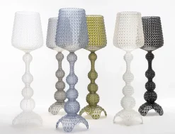 Lampadaire D'extérieur Kabuki Outdoor Plastique Noir Plastique Noir / Led - H 165 Cm - Kartell