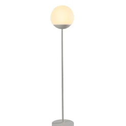 Lampadaire D'extérieur Sans Fil Mooon! Led Metal Plastique Gris / H 134 Cm - Bluetooth - Fermob