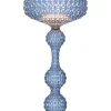 Lampadaire Kabuki Indoor Plastique Bleu / Led - Pour L'Interieur - H 165 Cm - Kartell