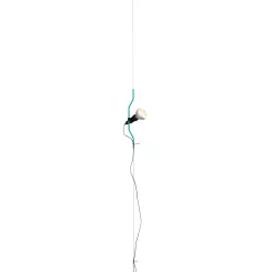 Lampadaire Parentesi 50 Metal Bleu / Branchement Secteur - Reedition 1971 - Flos