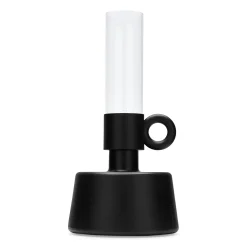 Lampe A Huile D'extérieur Flamtastique Metal Plastique Noir / O 58 X H 115 Cm - Fatboy