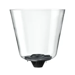 Lampe A Poser Noctambule Cone N°1 Verre Transparent / Led - O 36 X H 91 Cm - Flos