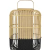 Lampe De Table Bamboo Square Largebois Naturel / H 65 Cm - Forestier