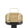 Lampe De Table Bamboo Square Smallbois Naturel / H 41 Cm - Forestier