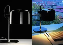 Lampe De Table Coupe Metal- O Luce