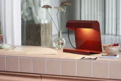 Lampe De Table Lampe De Bureau Metal Rouge / Jean Prouve, 1930 - Vitra