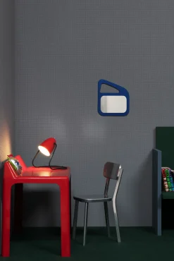 Lampe De Table M3 Metal Rouge / Applique - Michel Mortier, 1951 - Exclusivite - Sammode Studio
