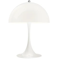 Lampe De Table Panthella 320 Plastique Blanc / O 32 X H 43,8 Cm - Acrylique / Verner Panton, 1971 - Louis Poulsen