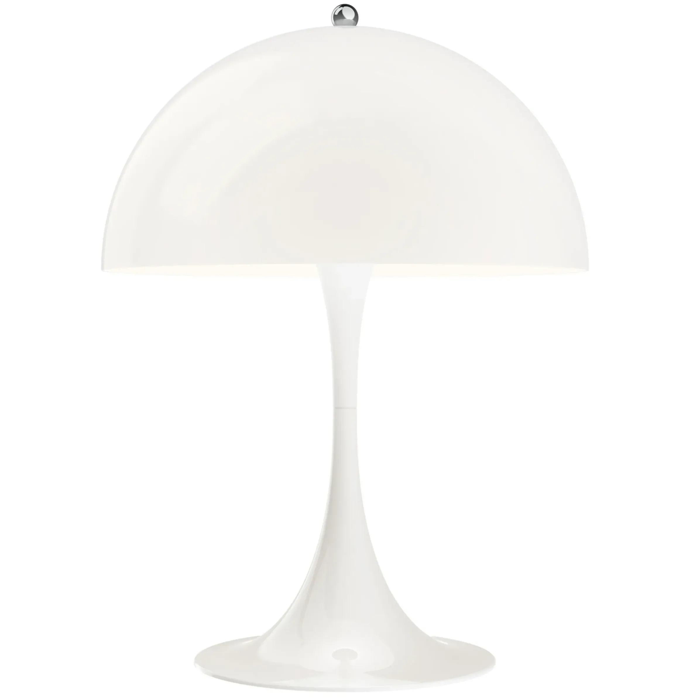 Lampe De Table Panthella 320 Plastique Blanc / O 32 X H 43,8 Cm - Acrylique / Verner Panton, 1971 - Louis Poulsen