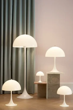 Lampe De Table Panthella 320 Plastique Blanc /  O 32 X H 43,8 Cm - Acrylique / Verner Panton, 1971 - Louis Poulsen
