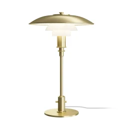 Lampe De Table Ph 3/2 Verre Or Metal / 1927 - Laiton / Edition Limitee - Louis Poulsen