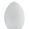 Lampe De Table Uovo Led Verre Blanc / H 44 Cm - Fontana Arte