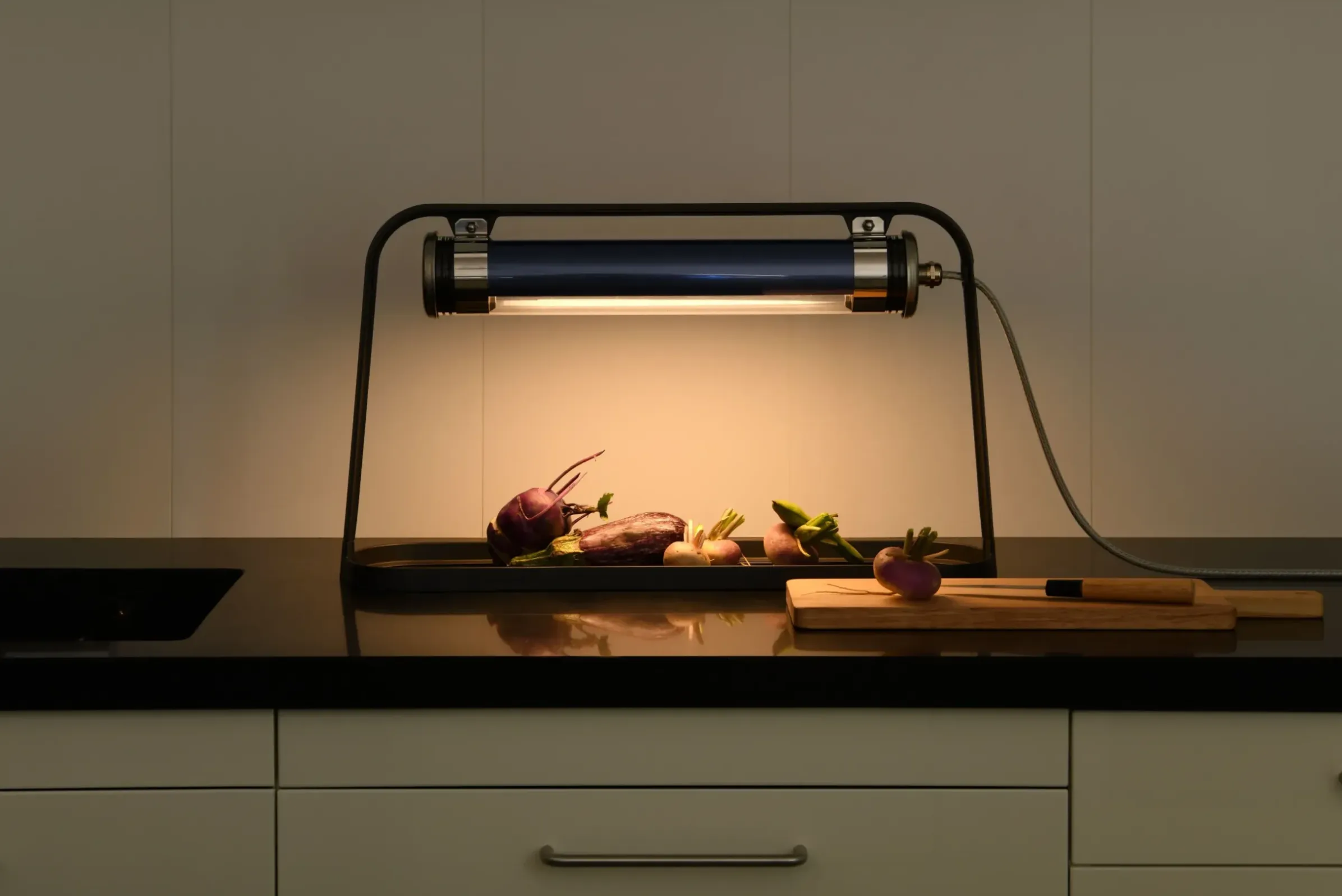 Lampe D'extérieur Astrup Led Metal Noir / L 60 Cm - Sammode Studio