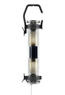 Lampe D'extérieur Balke Metal Verre Noir / Baladeuse - L 65 Cm - Sammode Studio