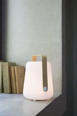 Lampe Exterieur Sans Fil Rechargeable Balad Bamboo Plastique Bois Naturel Plastique & Bois/ H 25 Cm - Usb - Fermob