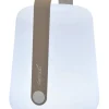 Lampe Exterieur Sans Fil Rechargeable Balad Large Led Metal Plastique Beige Plastique & Metal Beige / H 38 Cm - Usb - Fermob
