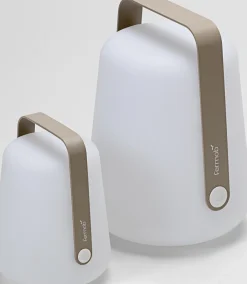 Lampe Exterieur Sans Fil Rechargeable Balad Large Led Metal Plastique Beige Plastique & Metal Beige / H 38 Cm - Usb - Fermob