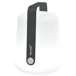 Lampe Exterieur Sans Fil Rechargeable Balad Large Led Plastique Noir Plastique & Metal Noir / H 38 Cm - Usb - Fermob