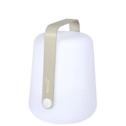 Lampe Exterieur Sans Fil Rechargeable Balad Small Led Plastique Gris Plastique & Metal Gris / H 25 Cm - Usb - Fermob