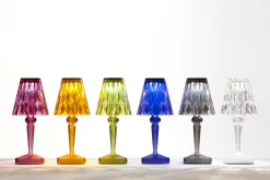 Lampe Exterieur Sans Fil Rechargeable Battery Led Plastique Transparent Plastique Transparent / H 22 Cm - Usb - Kartell