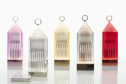 Lampe Exterieur Sans Fil Rechargeable Lantern Led Plastique Transparent Plastique Transparent - Kartell