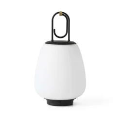 Lampe Exterieur Sans Fil Rechargeable Lucca Sc51 Led Verreverre Blanc &/ Souffle Bouche - &Tradition