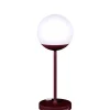 Lampe Exterieur Sans Fil Rechargeable Mooon! Led Metal Plastique Rouge / H 41 Cm - Usb - Fermob