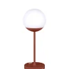 Lampe Exterieur Sans Fil Rechargeable Mooon! Led Metal Plastique Rouge / H 41 Cm - Usb - Fermob