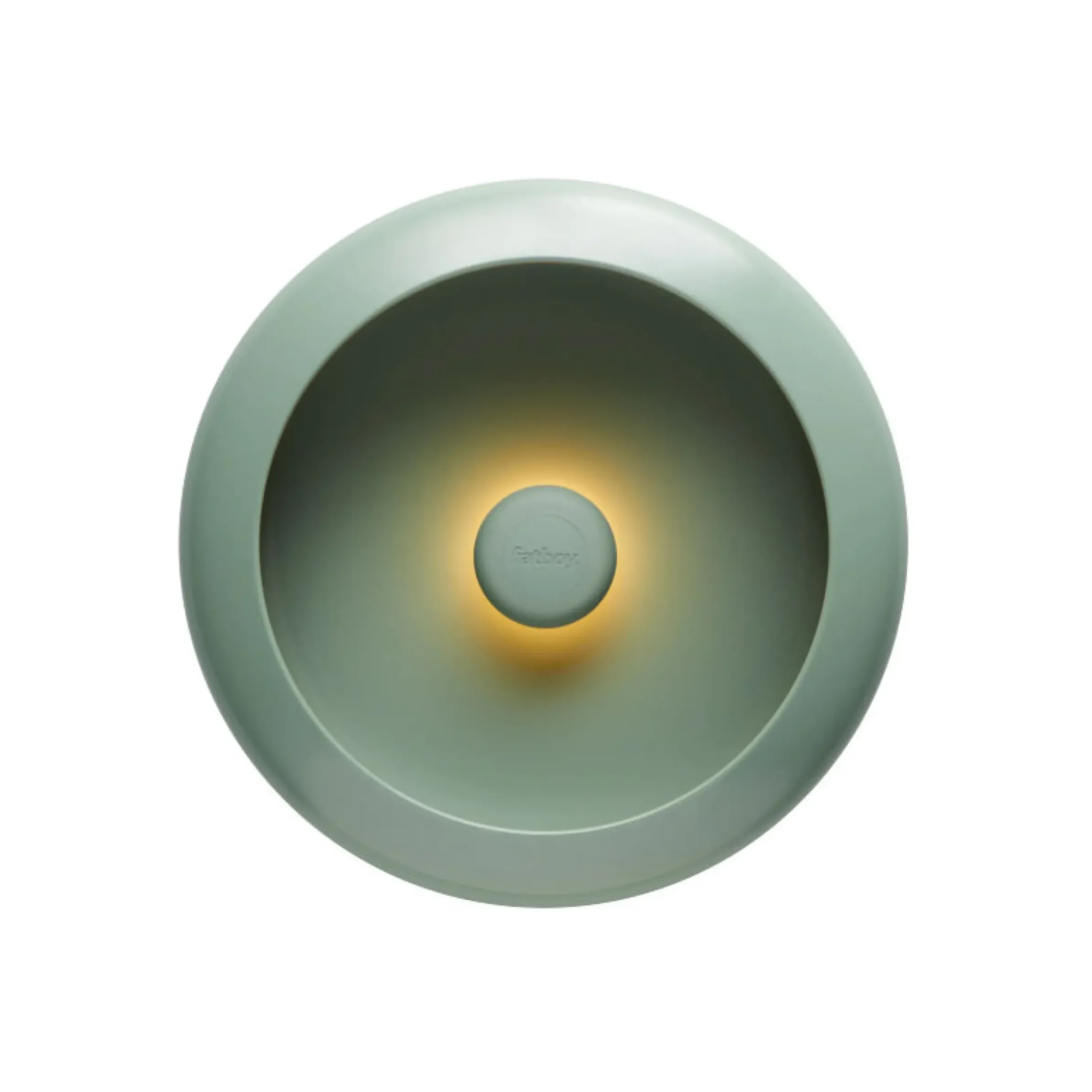 Lampe Exterieur Sans Fil Rechargeable Oloha Medium Metal Vert / Applique D'extérieur - O 30 Cm - Fatboy