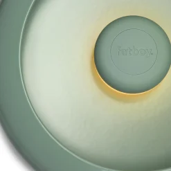 Lampe Exterieur Sans Fil Rechargeable Oloha Medium Metal Vert / Applique D'extérieur - O 30 Cm - Fatboy