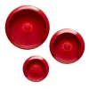 Lampe Exterieur Sans Fil Rechargeable Oloha Trio Metal Rouge / Applique D'extérieur - Set De 3 - Fatboy