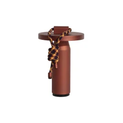 Lampe Exterieur Sans Fil Rechargeable Quasar Led Metal Rouge Metal Terracotta / H 26 Cm - Petite Friture