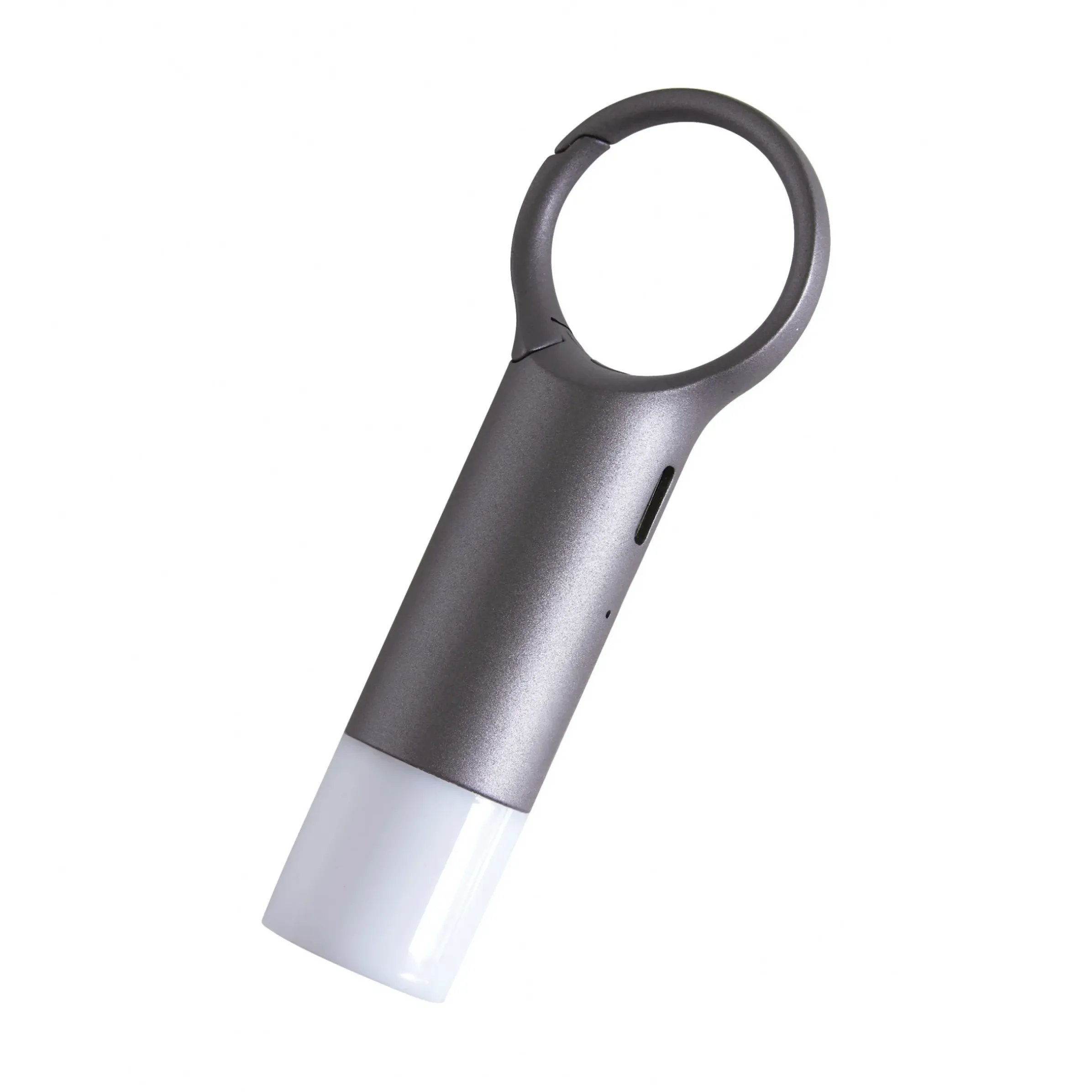 Lampe Led De Signalisation Nomaday Flash Metal / Mousqueton - Lumiere Visible Jusqu’A 200M / Recharge Usb - Lexon