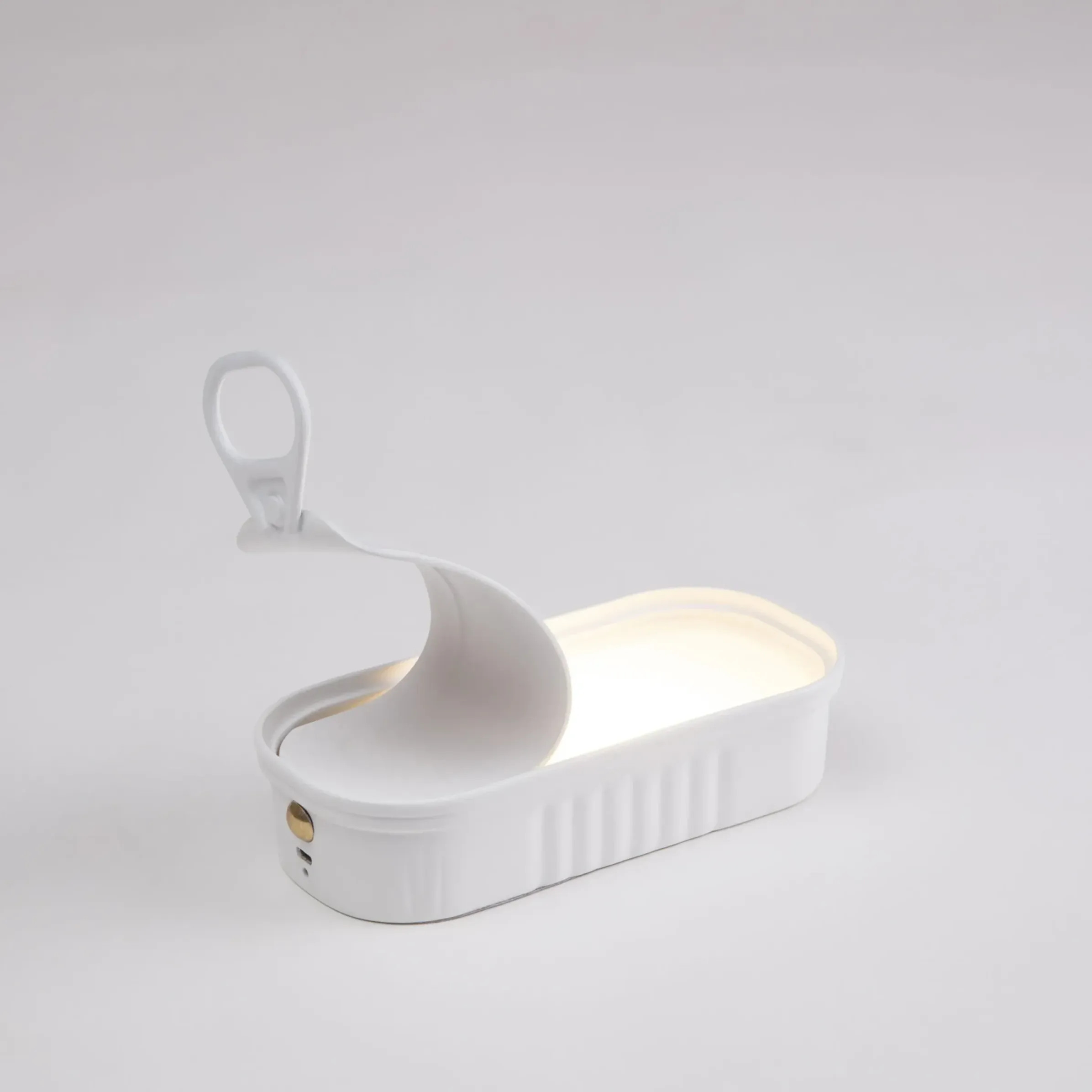 Lampe Sans Fil Rechargeable Daily Glow - Sardine Led Plastique / Resine - O 11.5 X H 24,5 Cm / Usb - Seletti