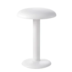 Lampe Sans Fil Rechargeable Gustave Led Metal Blanc / O 16 X H 23 Cm - Flos
